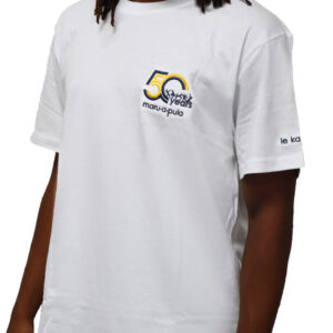 Embroidered T-shirt (Men, White)